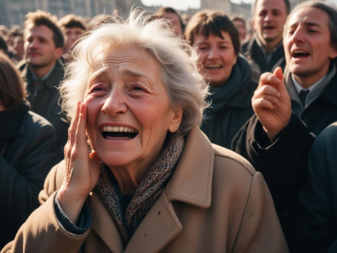 „Als die Mauer fiel: Ein Augenblick der Hoffnung, der Herzen brach und die Welt für immer veränderte!“