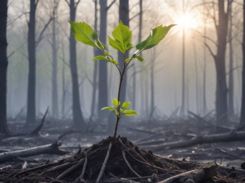 „Wenn die Erde brennt: Erinnerungen und Hoffnungen in der Asche einer verlorenen Heimat.“