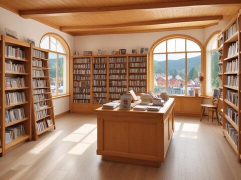 Eckhard Tröger: Neueröffnung seines Buchladens in der Alten Post in Titisee-Neustadt