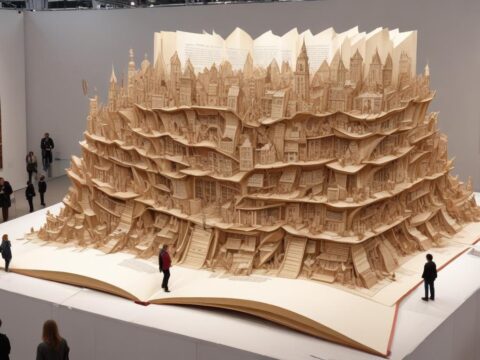 Ein Blickfang auf der Frankfurter Buchmesse: Das Gigantische Buch von Kein & Aber**