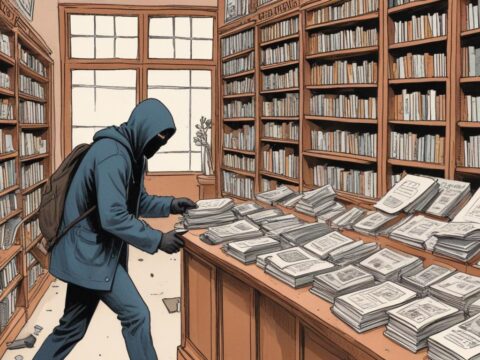 Einbruch in Chemnitzer Buchhandlung: Polizei fahndet nach Tätern