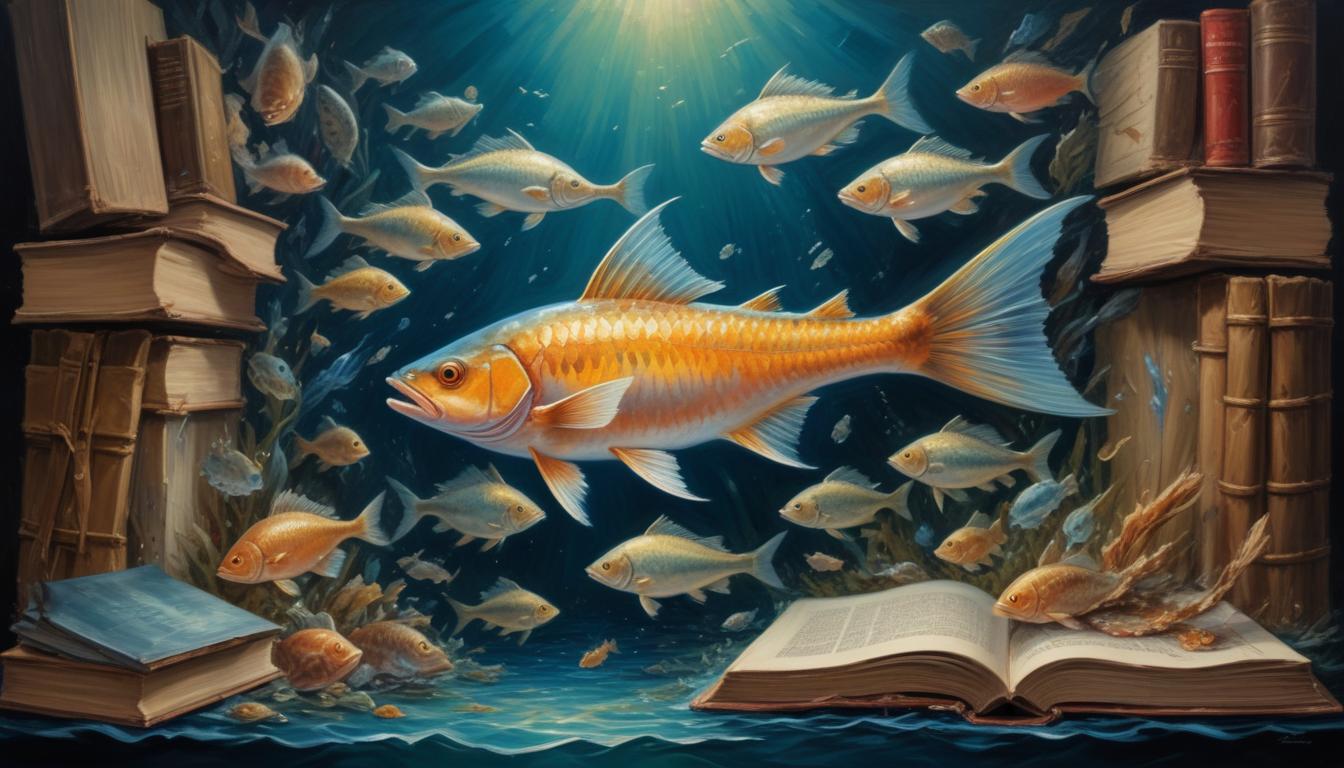 Titel eines Buches: Die magische Fischgräte - Perspektivwechsel