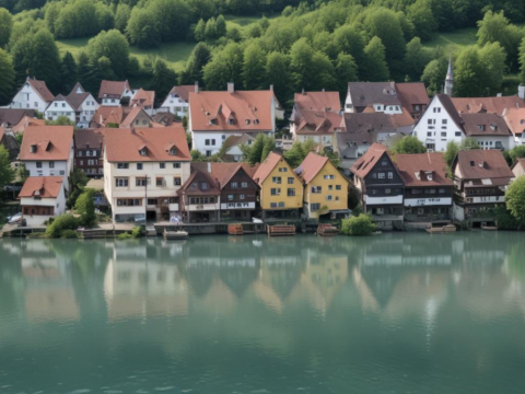 Verlorene Heimat: Flut verwandelt vertrautes Dorf in eine gespenstische Wunderwelt