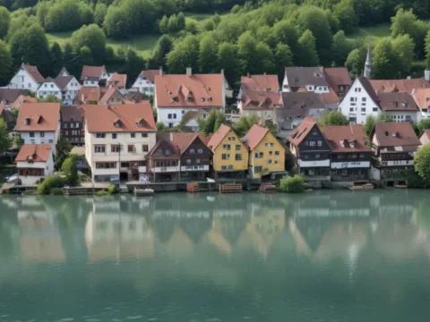 Verlorene Heimat: Flut verwandelt vertrautes Dorf in eine gespenstische Wunderwelt Verlorene Heimat: Flut verwandelt vertrautes Dorf in eine gespenstische Wunderwelt