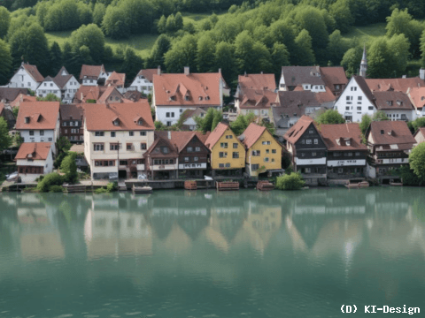 Verlorene Heimat: Flut verwandelt vertrautes Dorf in eine gespenstische Wunderwelt