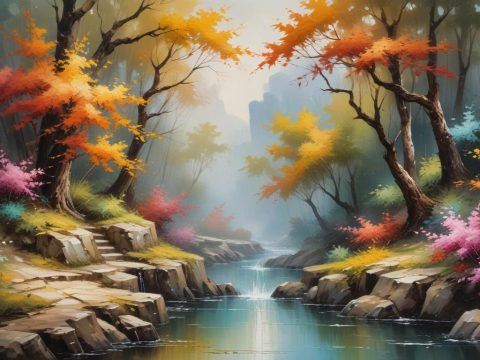 Kunst im Schatten der Höhlen: Frühmenschen drucken ihre Identität in Stein und Farbe seit 80.000 Jahren!