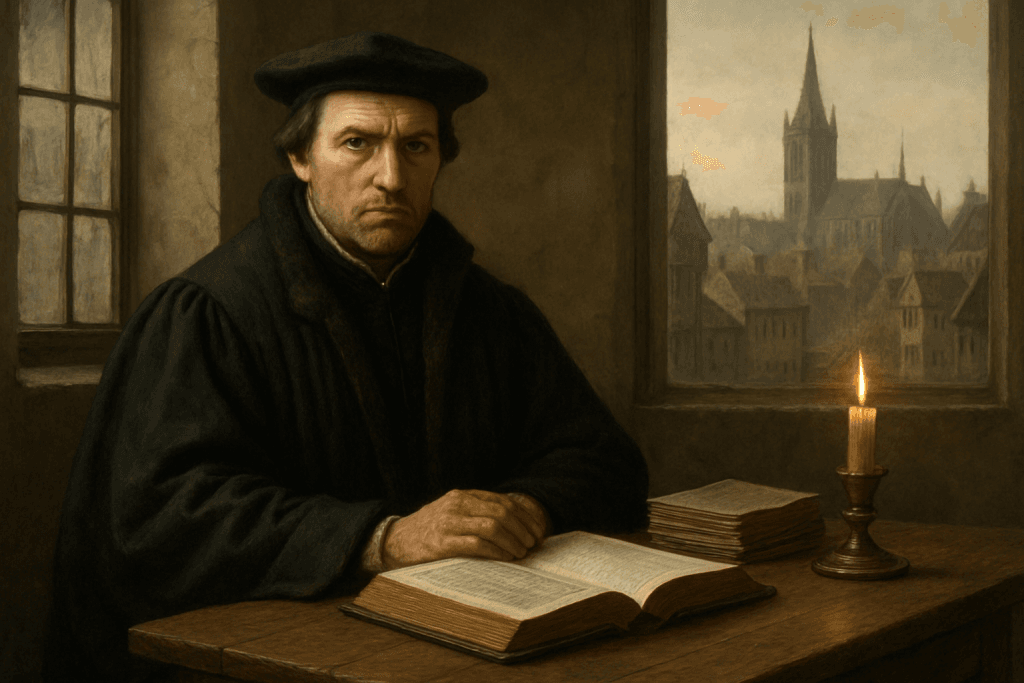 „Schrift im Aufbruch: Reformation, religiöse Freiheit und der Kampf gegen römische Autorität im 16. Jahrhundert!“